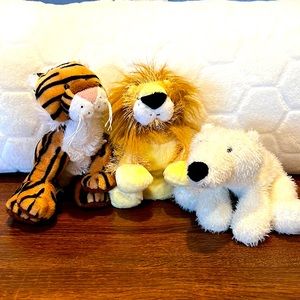 Webkinz Vintage - Polar Bear - Bengal Tiger - Lion
